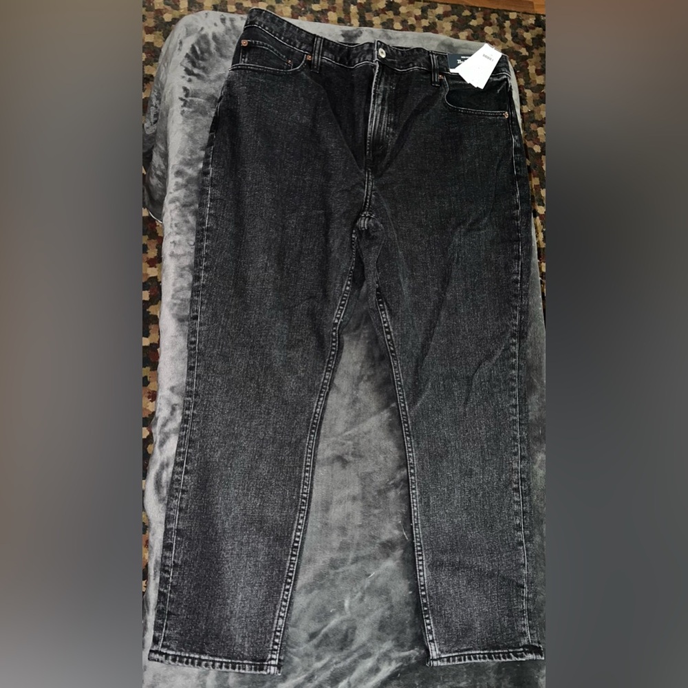 Abercrombie & Fitch Curve Love High Rise Skinny Jean in Black Size 16 (33) - Picture 8 of 13